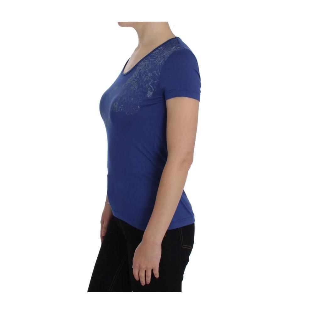 Blue Modal Stretch T-shirt