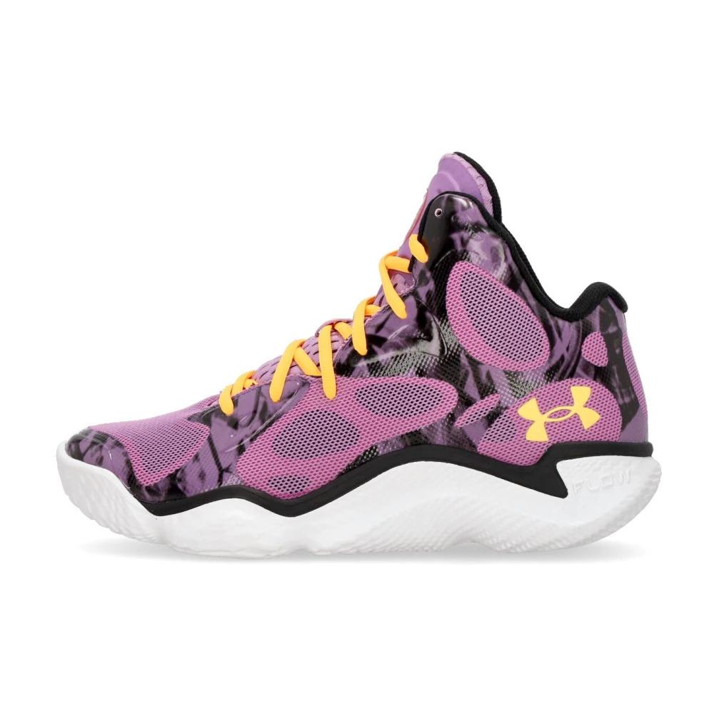 High Top Basketball Shoe Purple