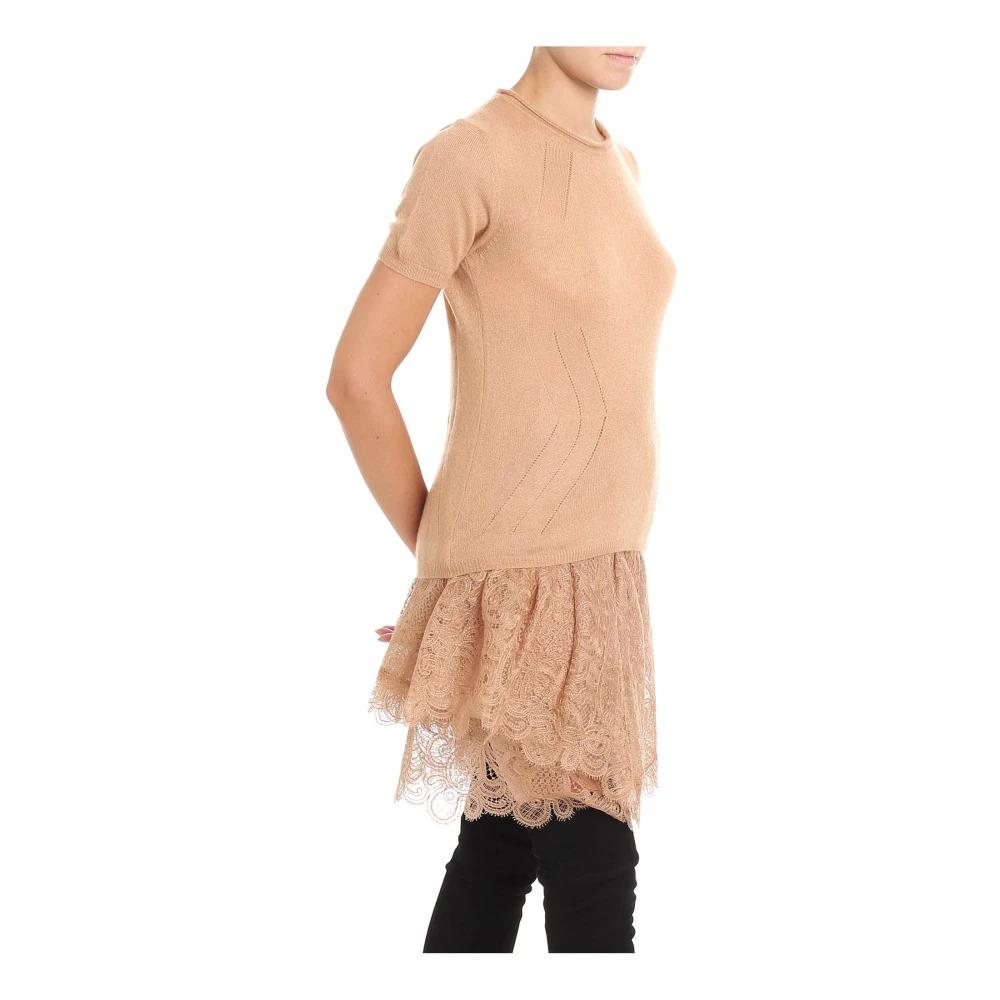 Ermanno Scervino Sweaters Camel