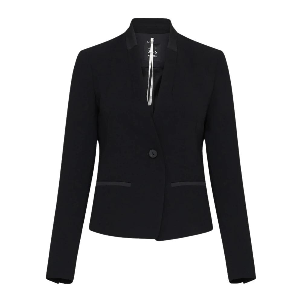 Black Crêpe Blazer Miranda