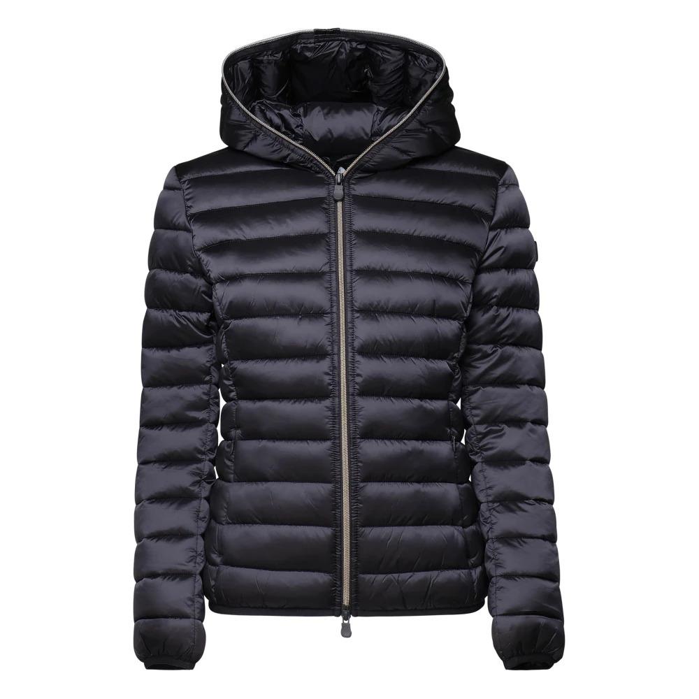 Padded Hooded Coat with Double Zip