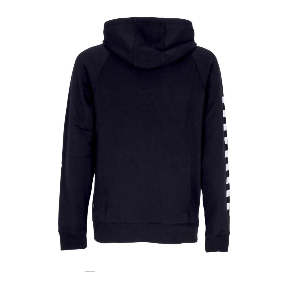 Black Checkerboard Hoodie Long Sleeve