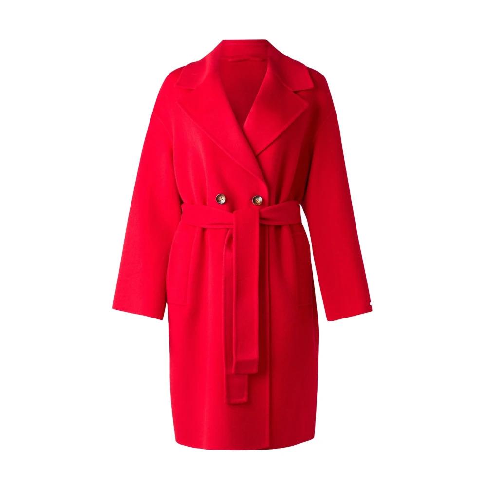 Red Belted Coat