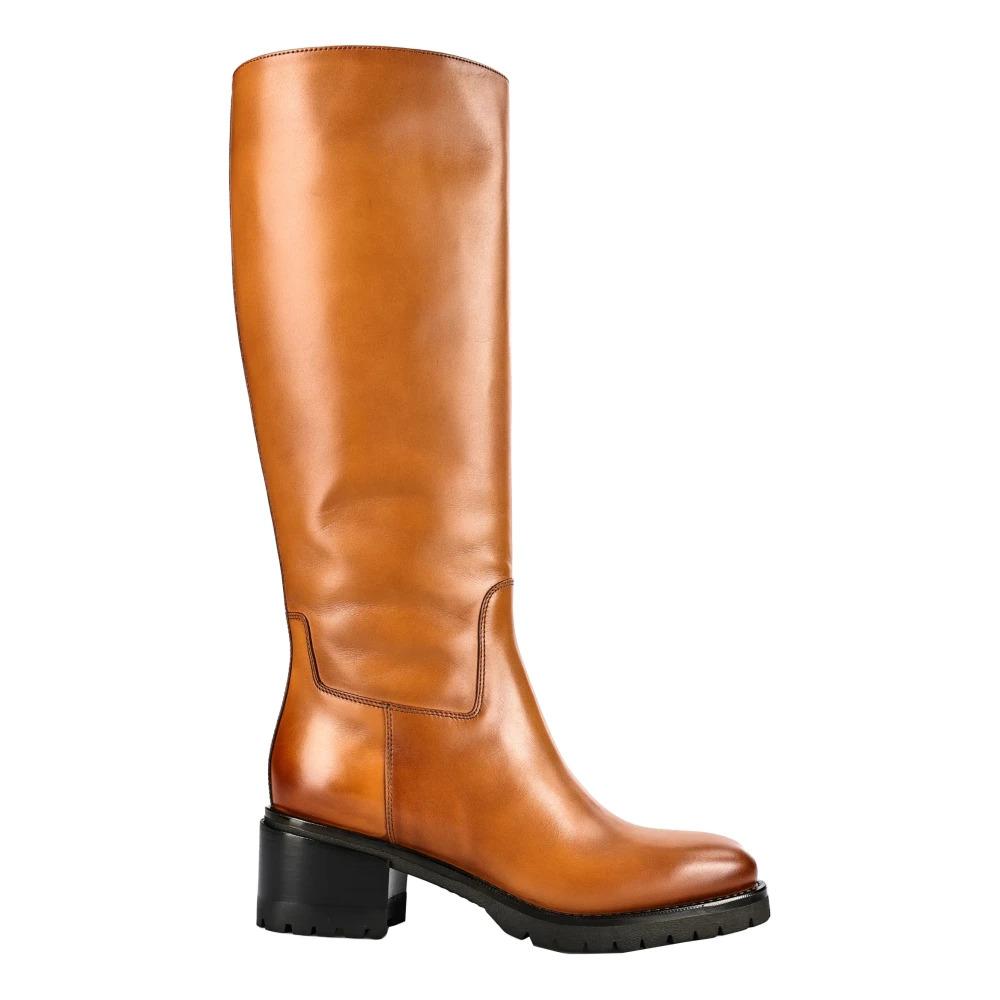 Italian Leather High Boots for Women