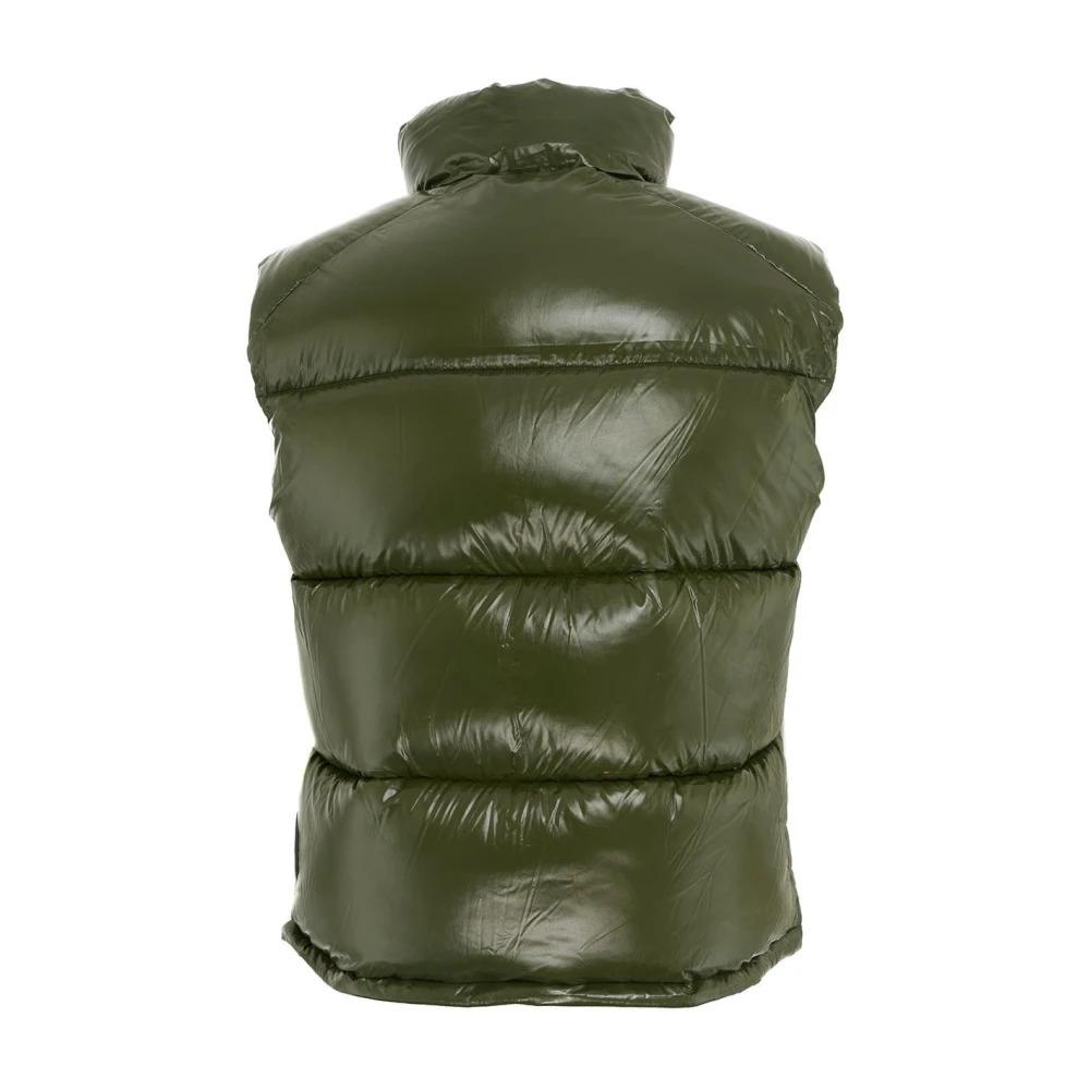 Green Eco Down Vest for Men