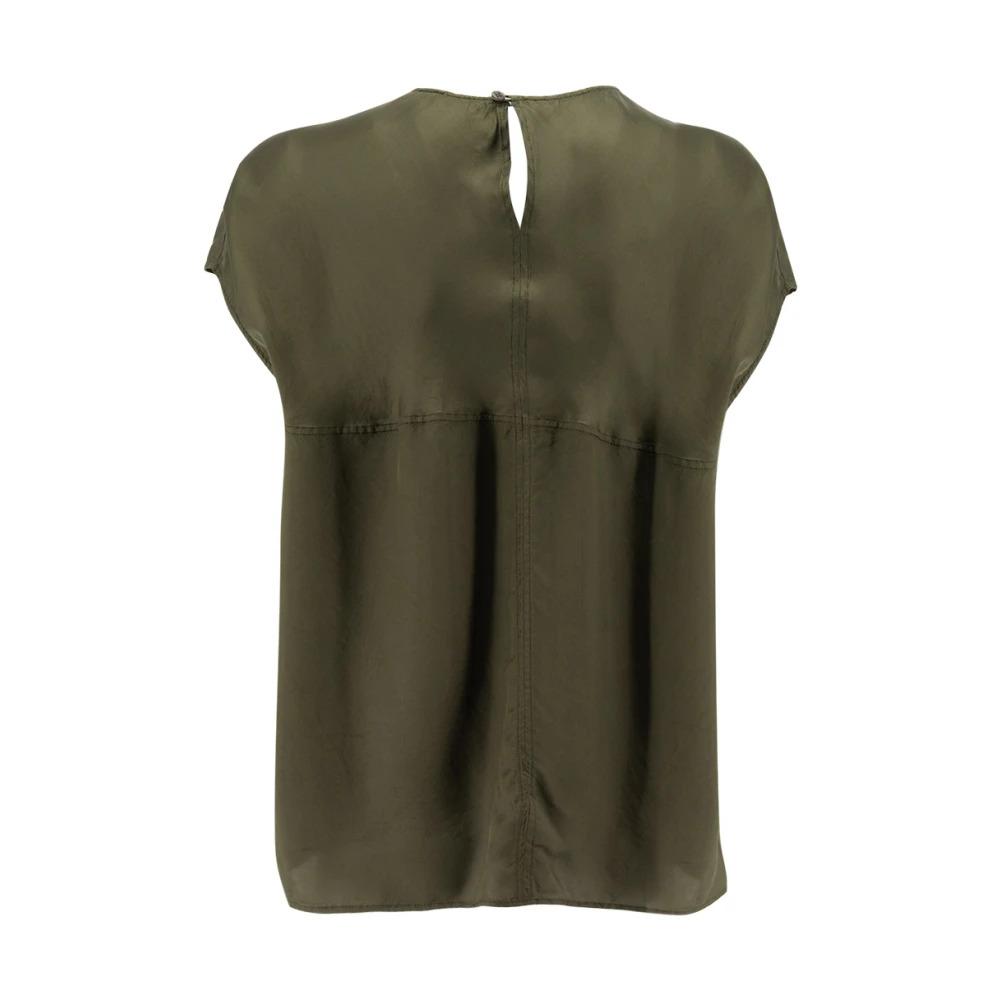 Ruched Viscose Top