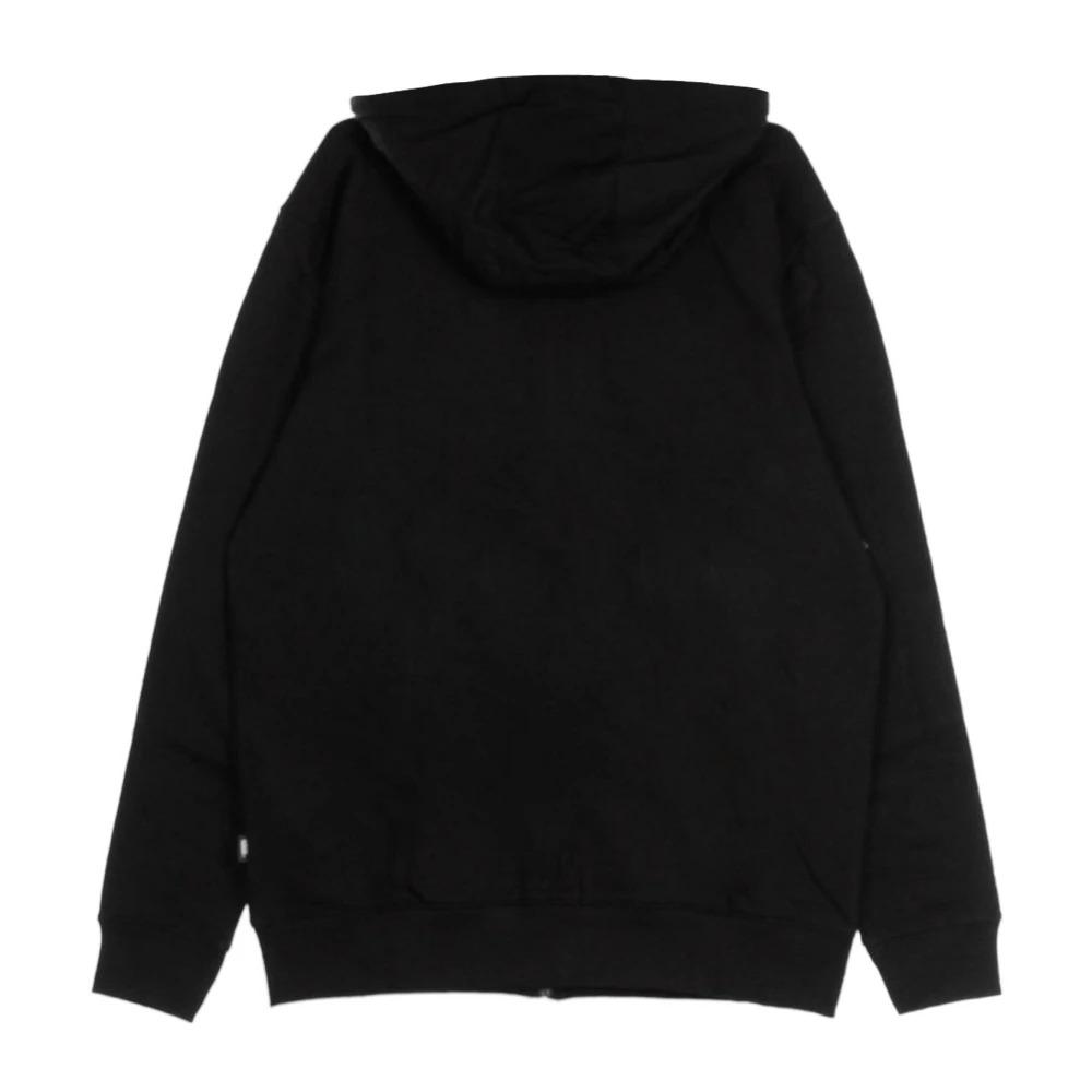 Classic Zip Hoodie Black/White