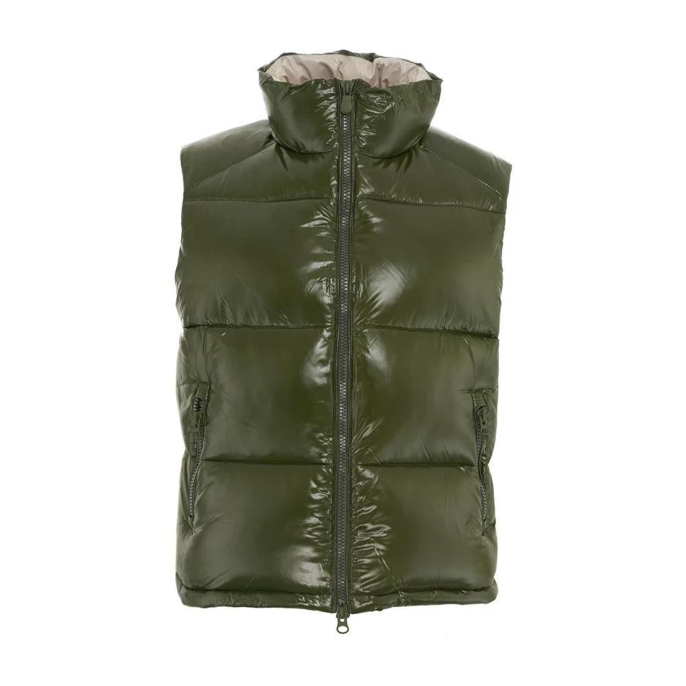 Green Eco Down Vest for Men