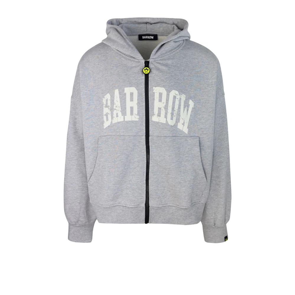 Grey Hoodie with Custom Zip