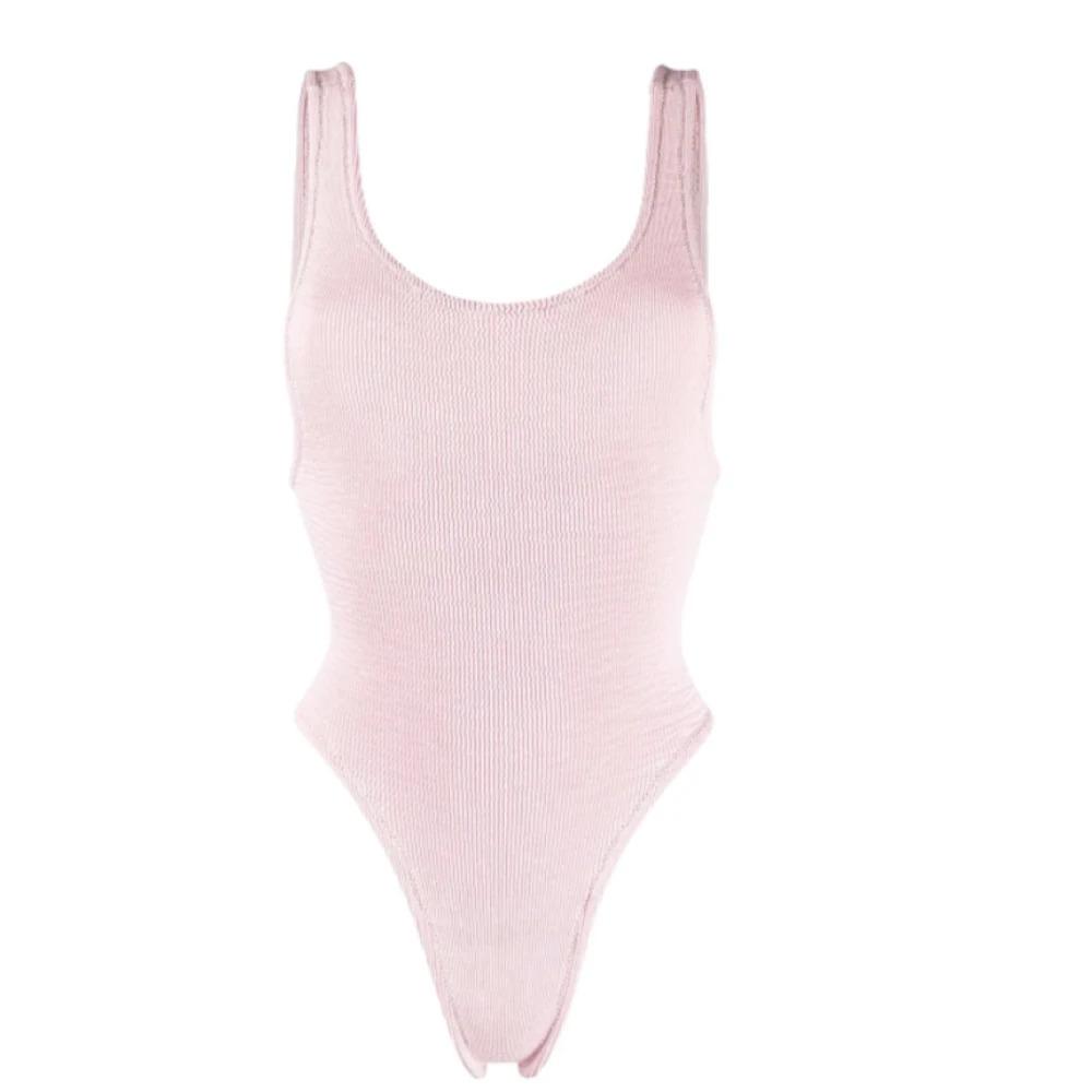 Crinkled Design One-Piece Swimsuit