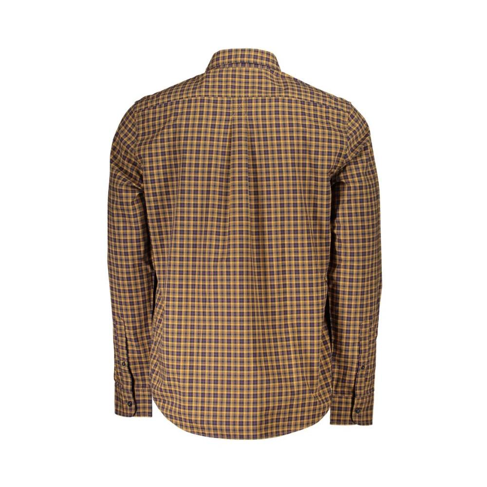 Yellow Plaid Long Sleeve Shirt