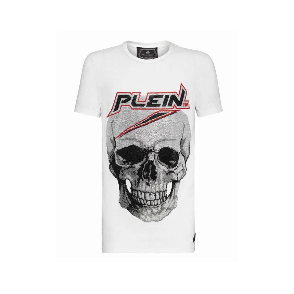 Platinum Cut White Round Neck T-shirt