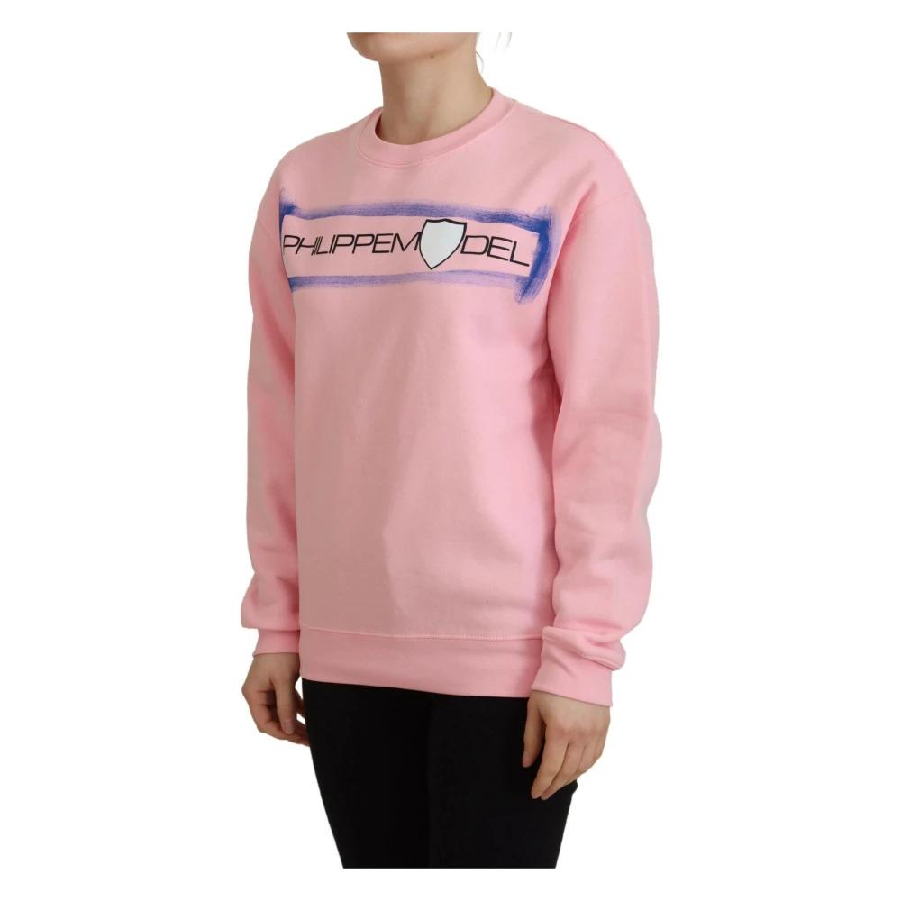 Elegant Pink Long Sleeve Sweater