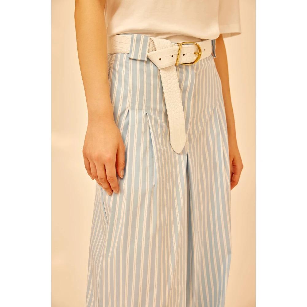 Striped Palazzo Pants for Women