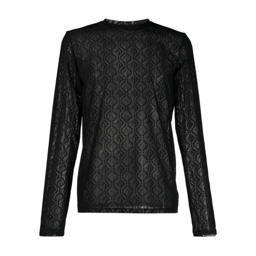 MARINE SERRE Sweaters Black