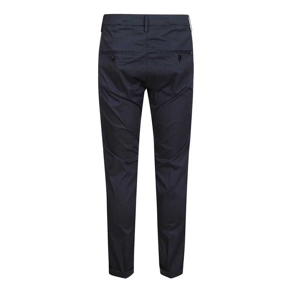 Slim Chino Trousers with Rear Welt Pockets