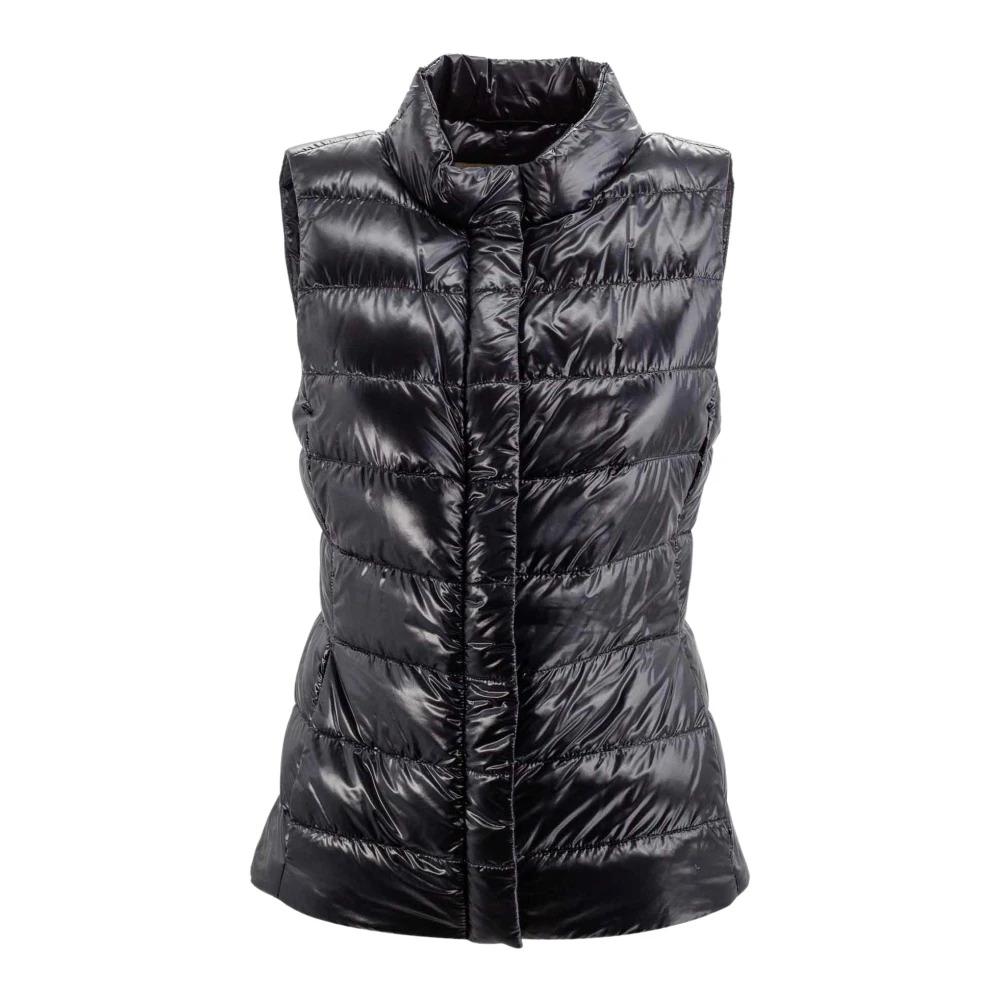 Black Ultralight Waistcoat for Women