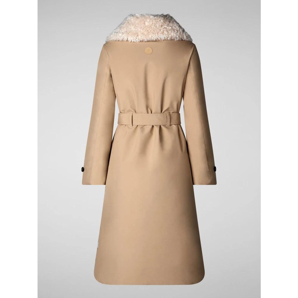 Beige Fashionable Coats Milano Style