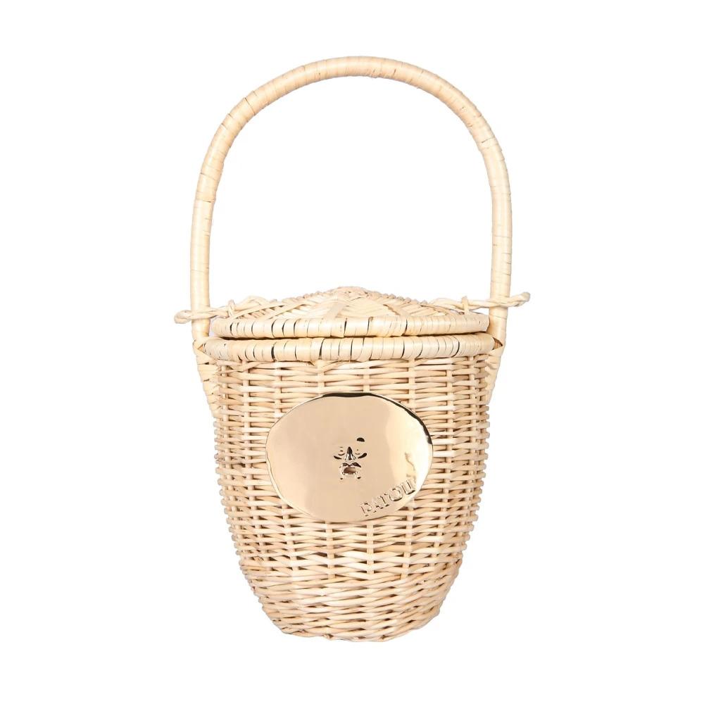 Artisanal Wicker Bucket Bag