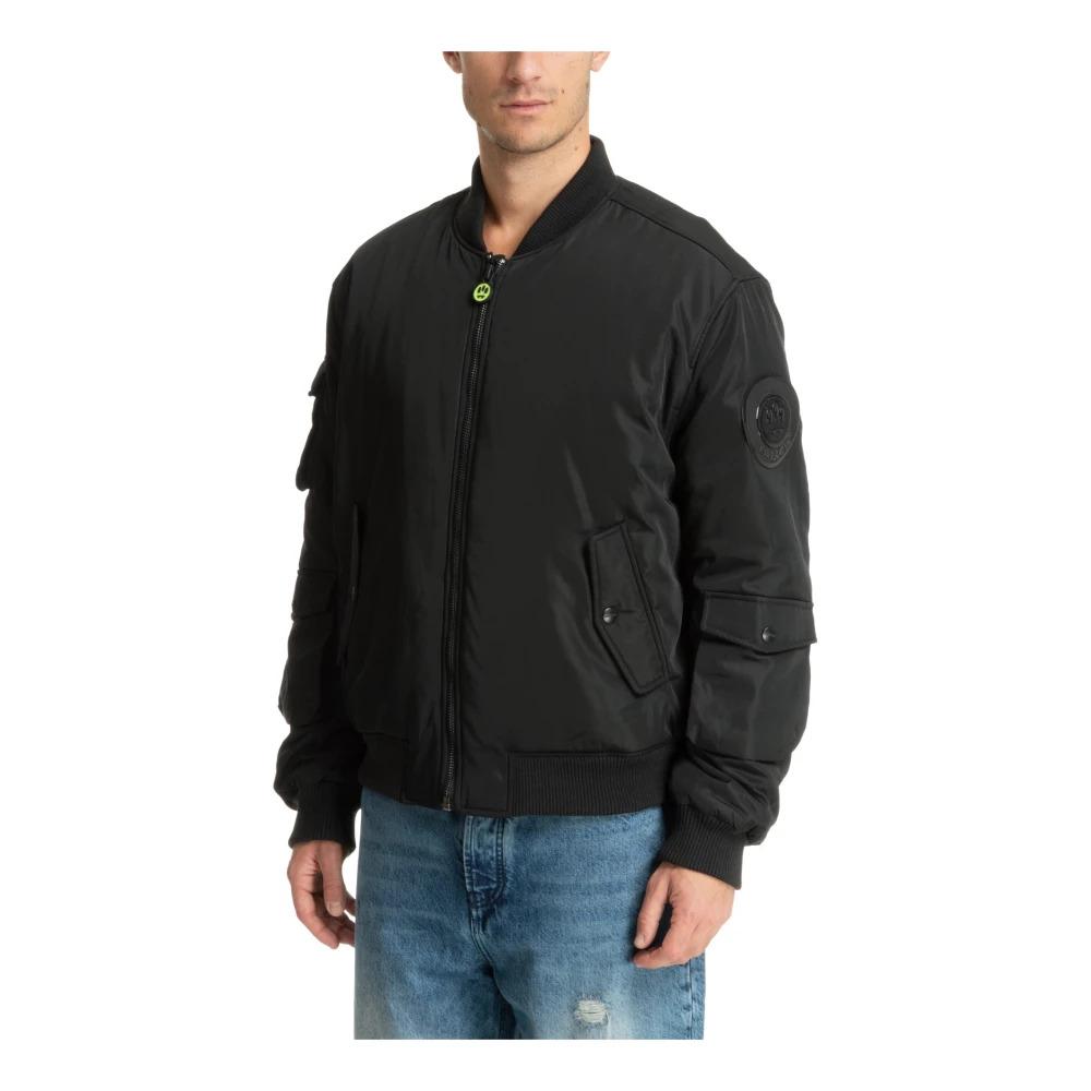 Logo Multipocket Plain Zip Bomber Jacket