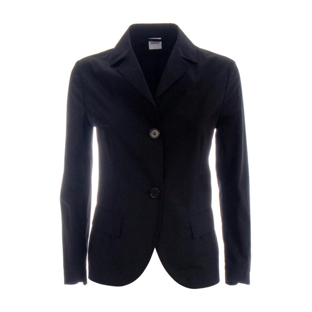 Cotton Single-Breasted Blazer for Women