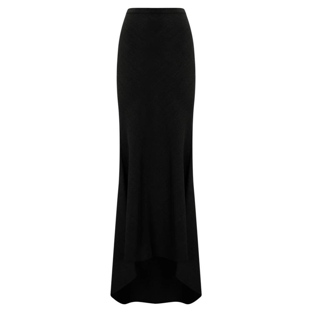 Black Mermaid Style Long Skirt