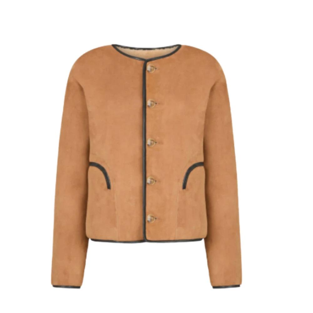 Reversible Camel Bolero Jacket