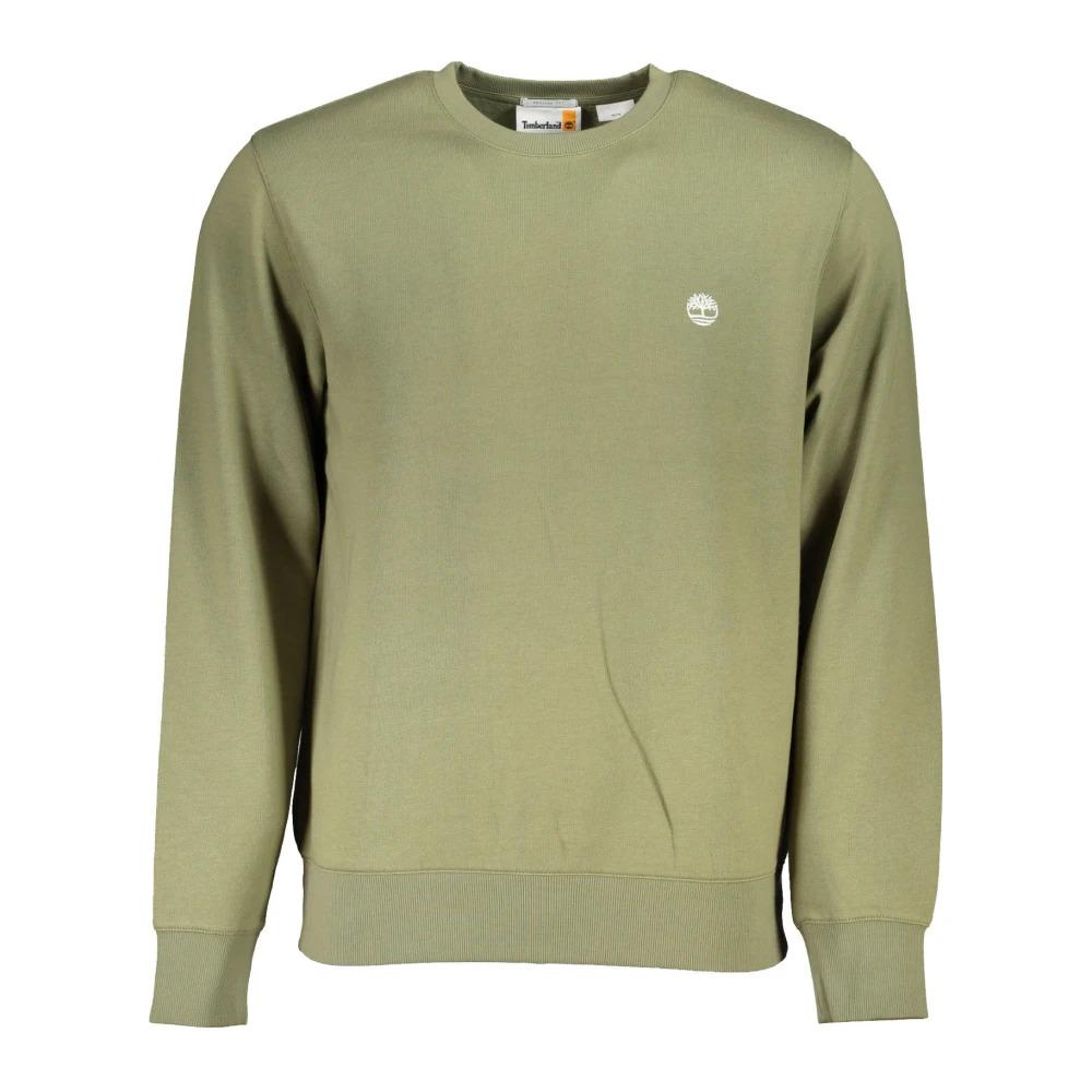 Green Long Sleeve Sweatshirt Embroidered Logo