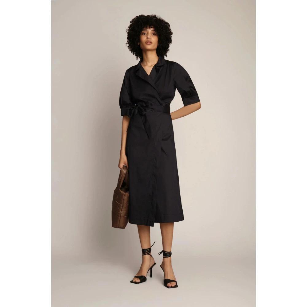 Classic Wrap Dress in Navy