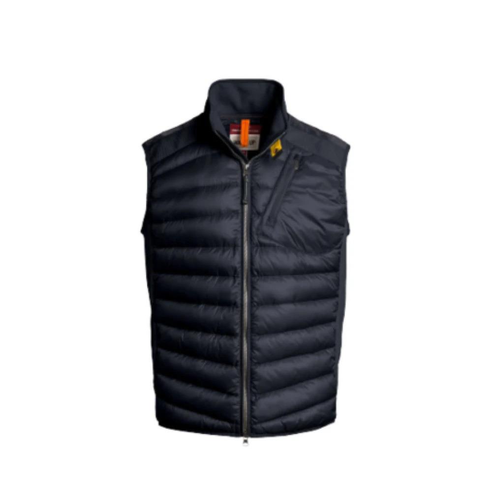 Stylish Fleece/Nylon Vest - Dark Avio