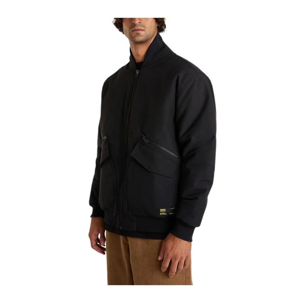 Puffer Jacket with Ribbed Collar