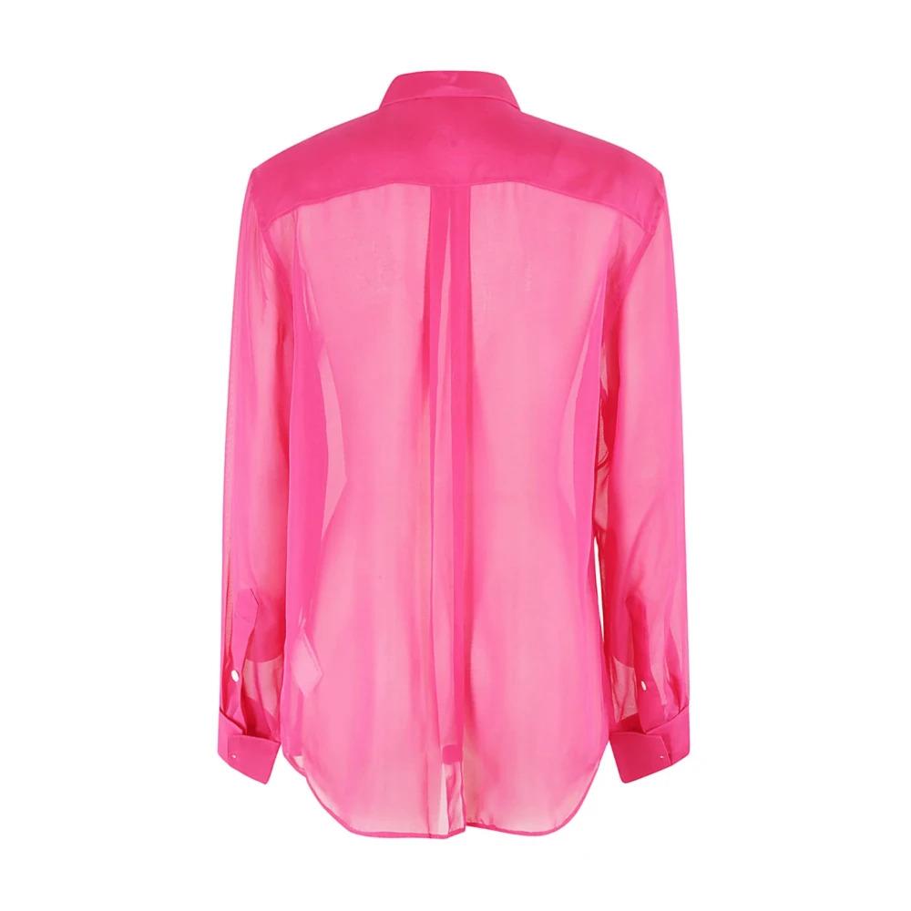 Fuchsia Sheer Shirt