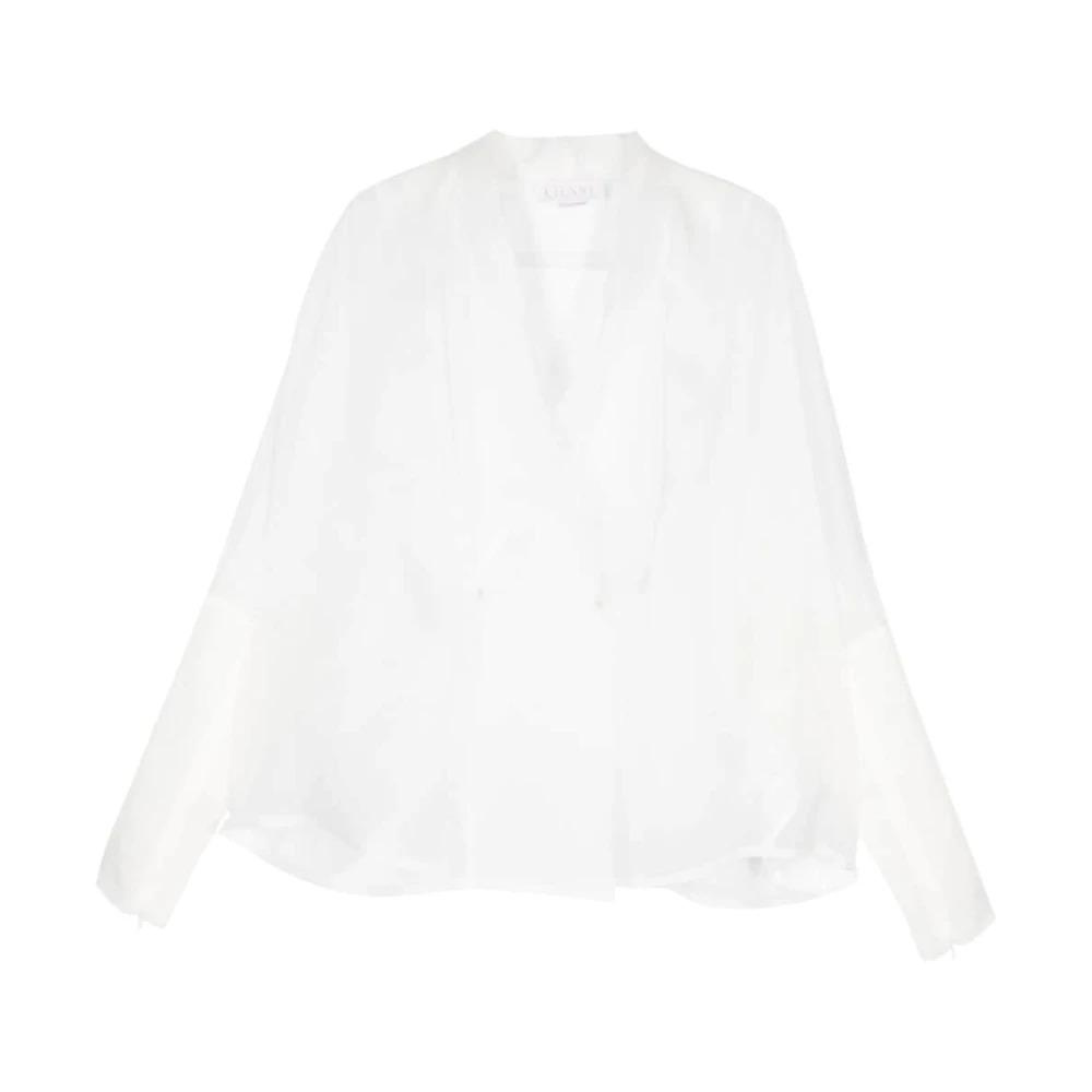 Silk Organza White Shirt