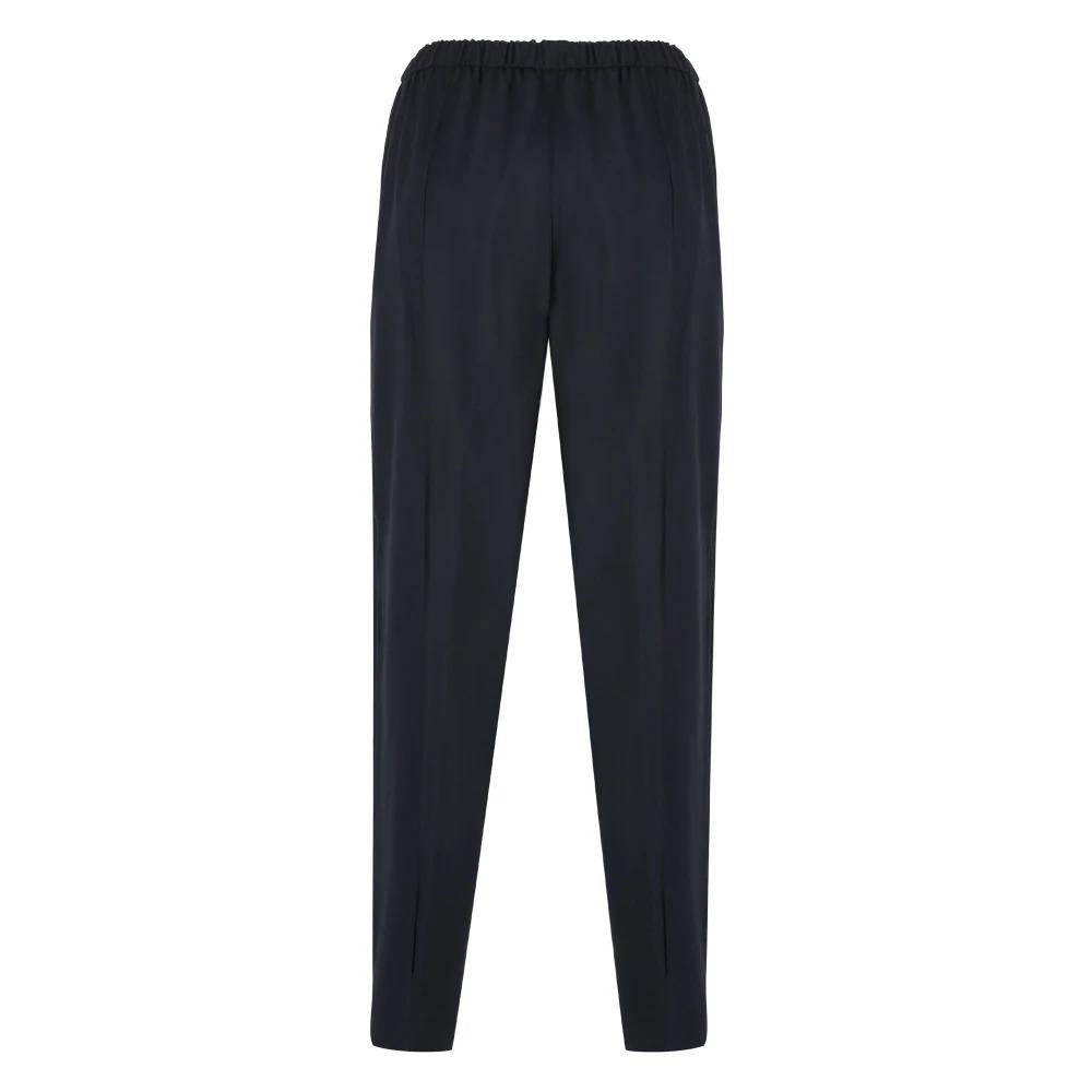 Wool Blend Trousers with Side Pockets