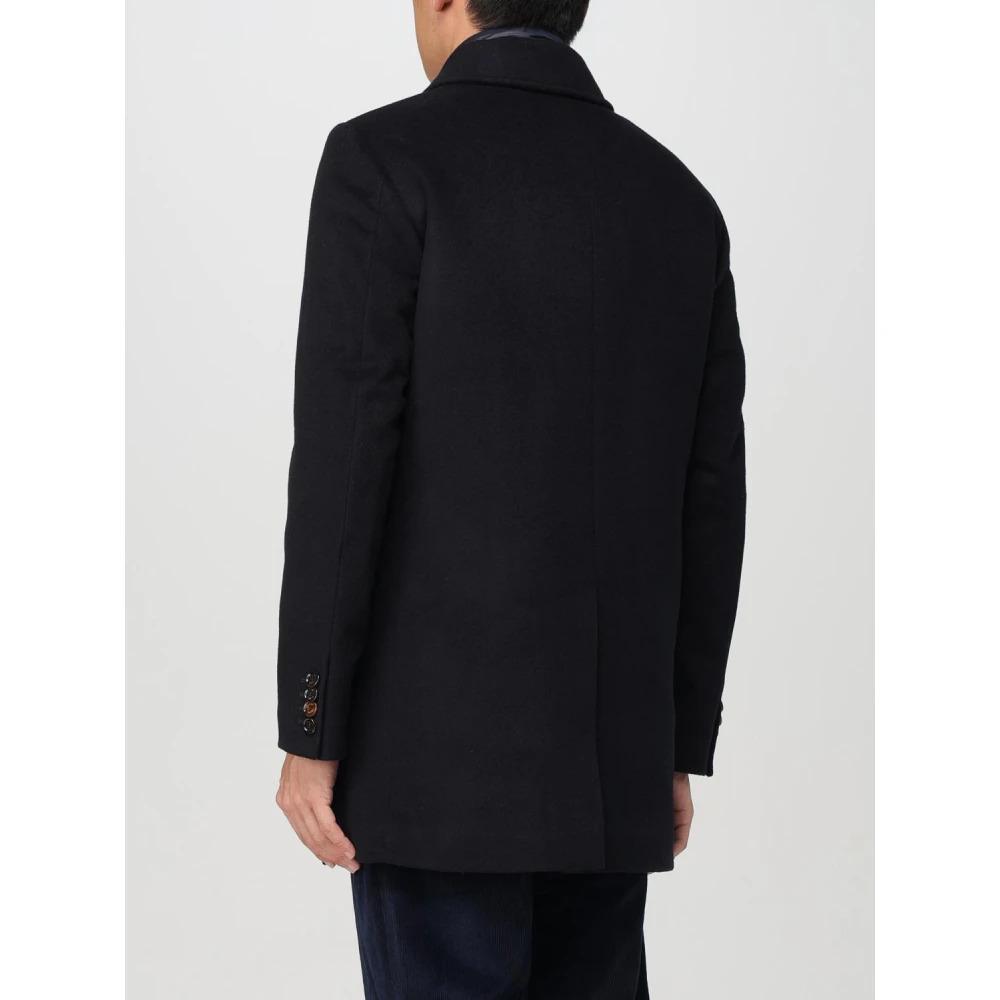 Beaver wool coat, cashmere blend