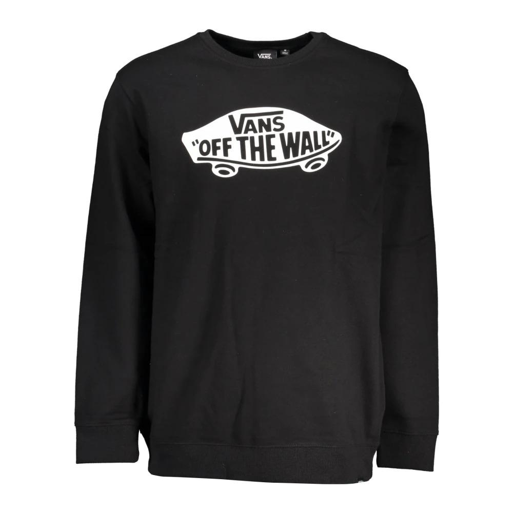 Black Long Sleeve Sweatshirt Logo Print