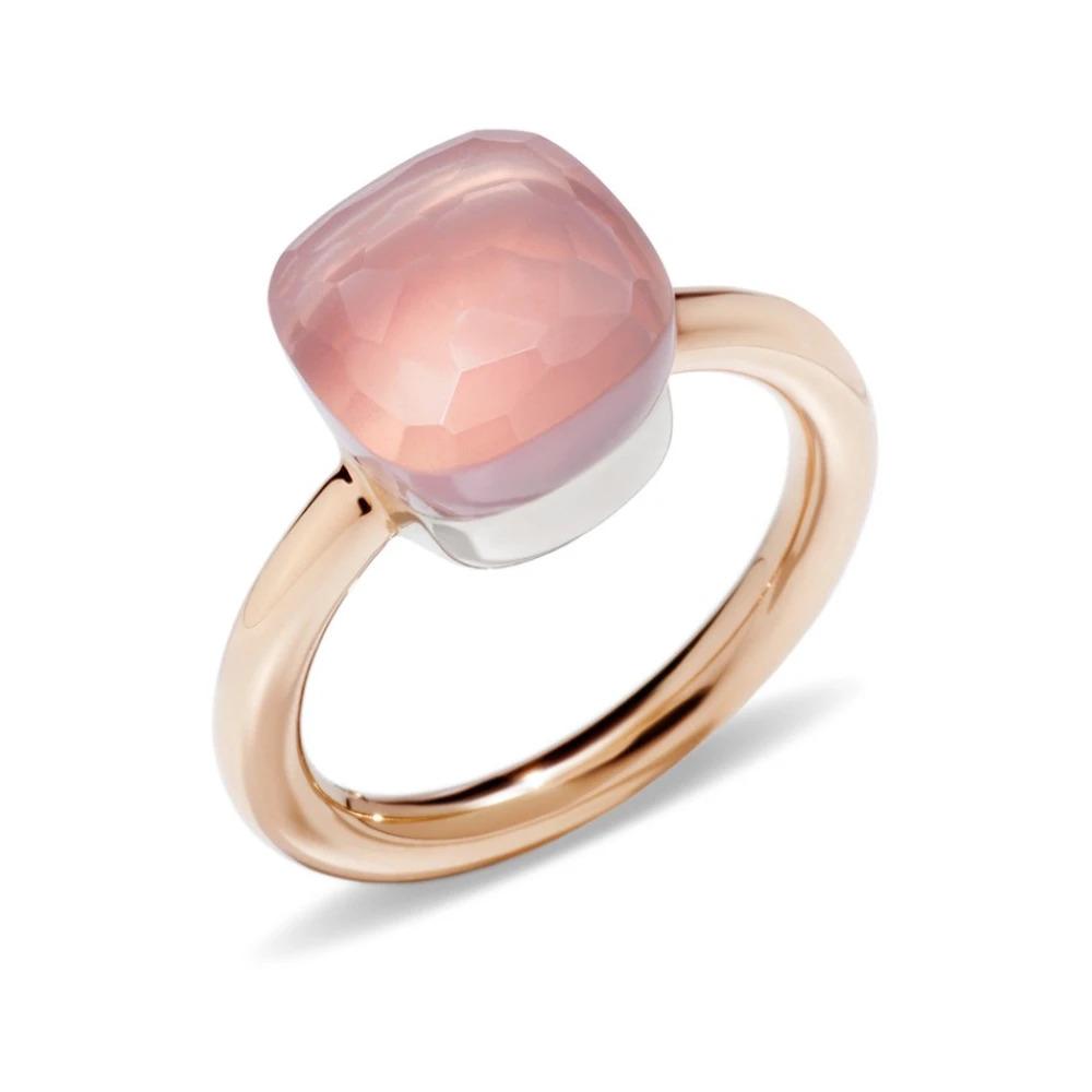 Rose Quartz Nude Ring