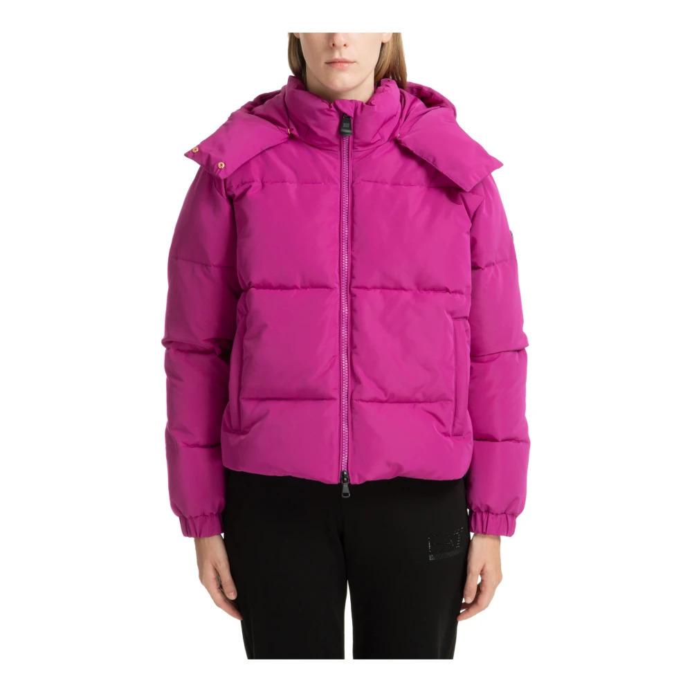 Warm Down Jacket with Zip Closure