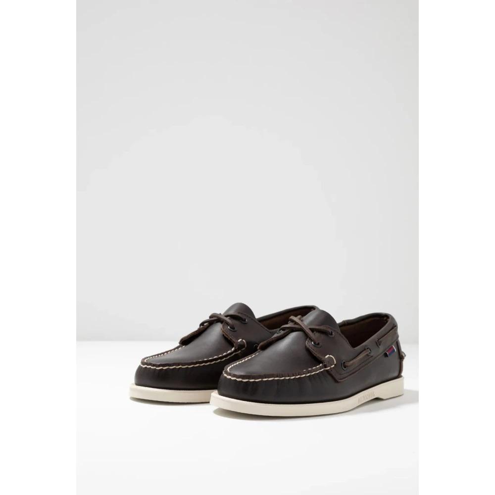 Dark Brown Boat Moccasins