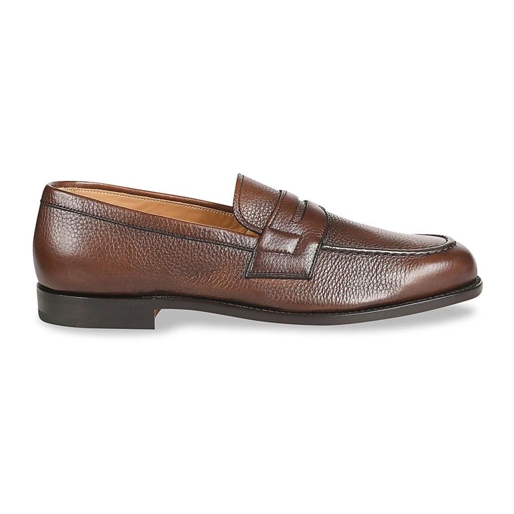 Brown Soft Grain Calf Moccasins