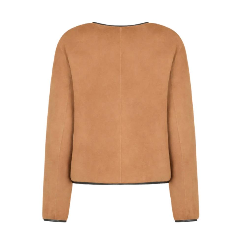 Reversible Camel Bolero Jacket