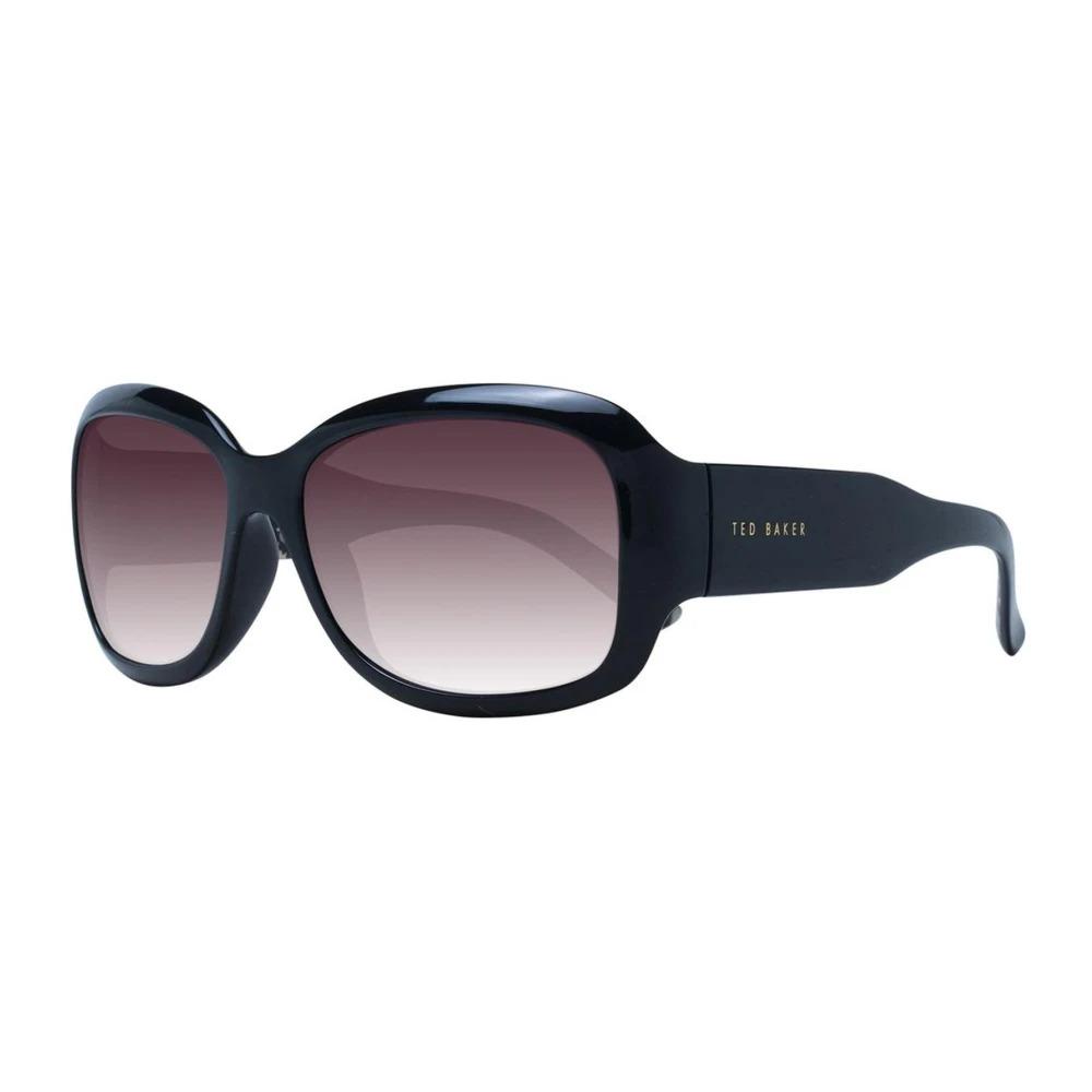 Brown Gradient Rectangle Sunglasses