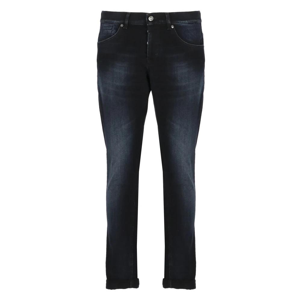 Blue Skinny Fit Cotton Jeans