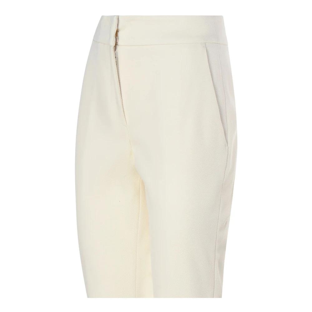 High Waist Flared Trousers