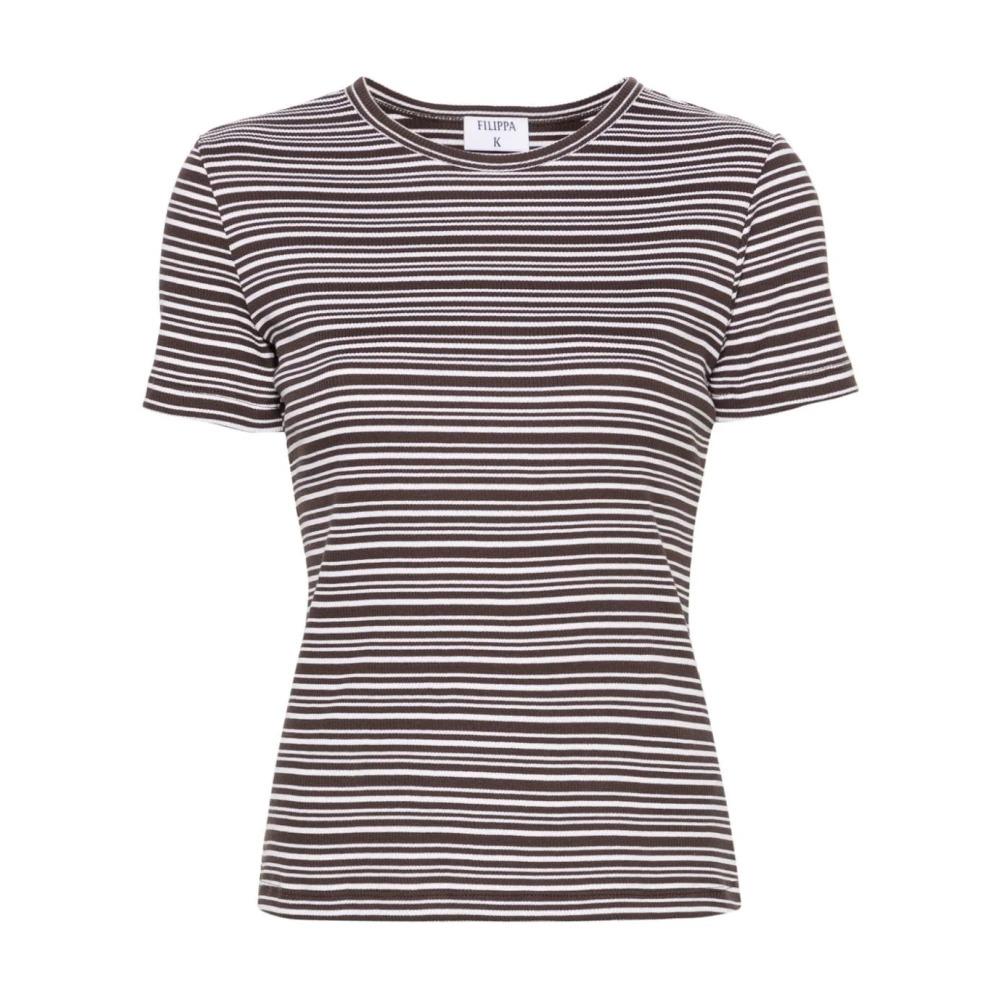 Brown Striped T-shirt