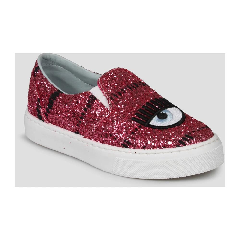 Glitter Slip On Shoes