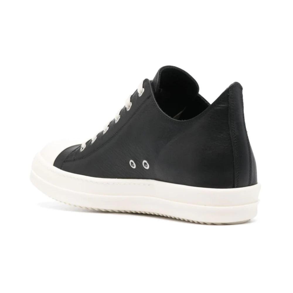 Black Sneakers Lace Up Shark Tooth