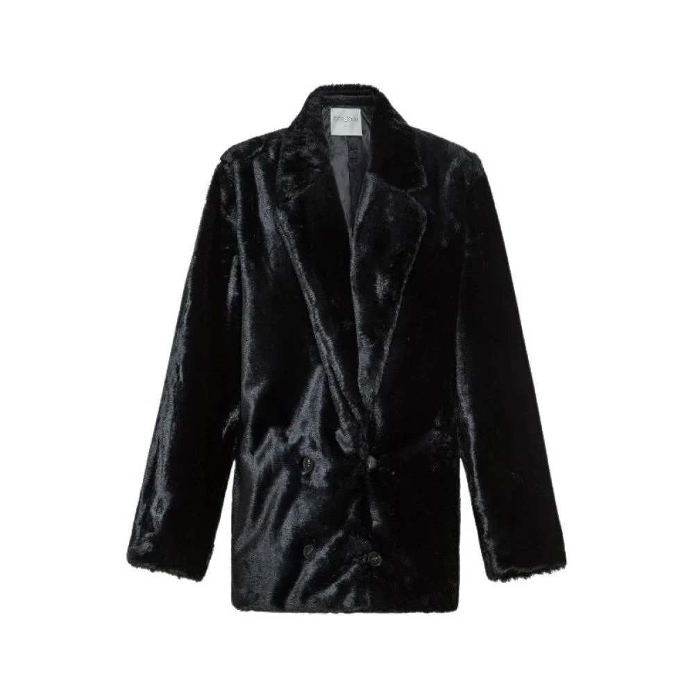 Chic Eco Fur Peacoat