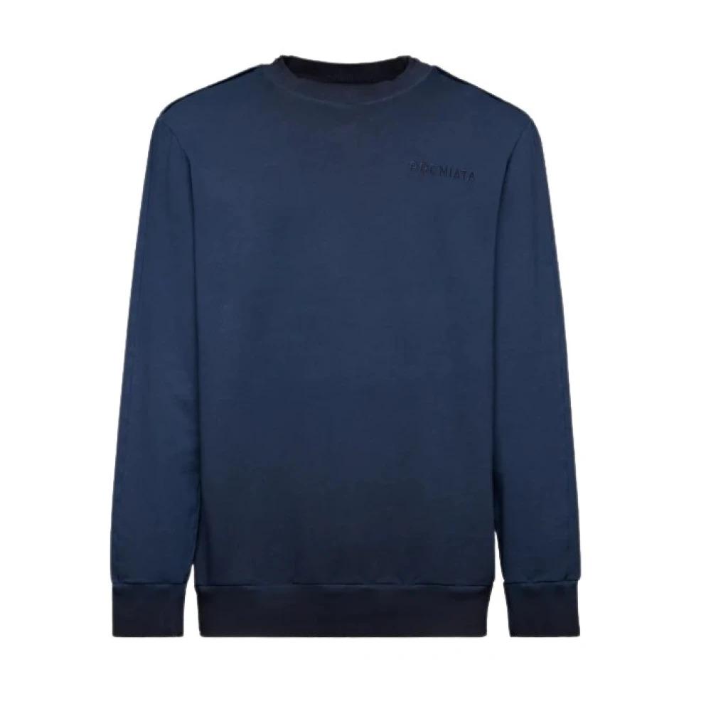 Dark Navy Cotton Sweatshirt