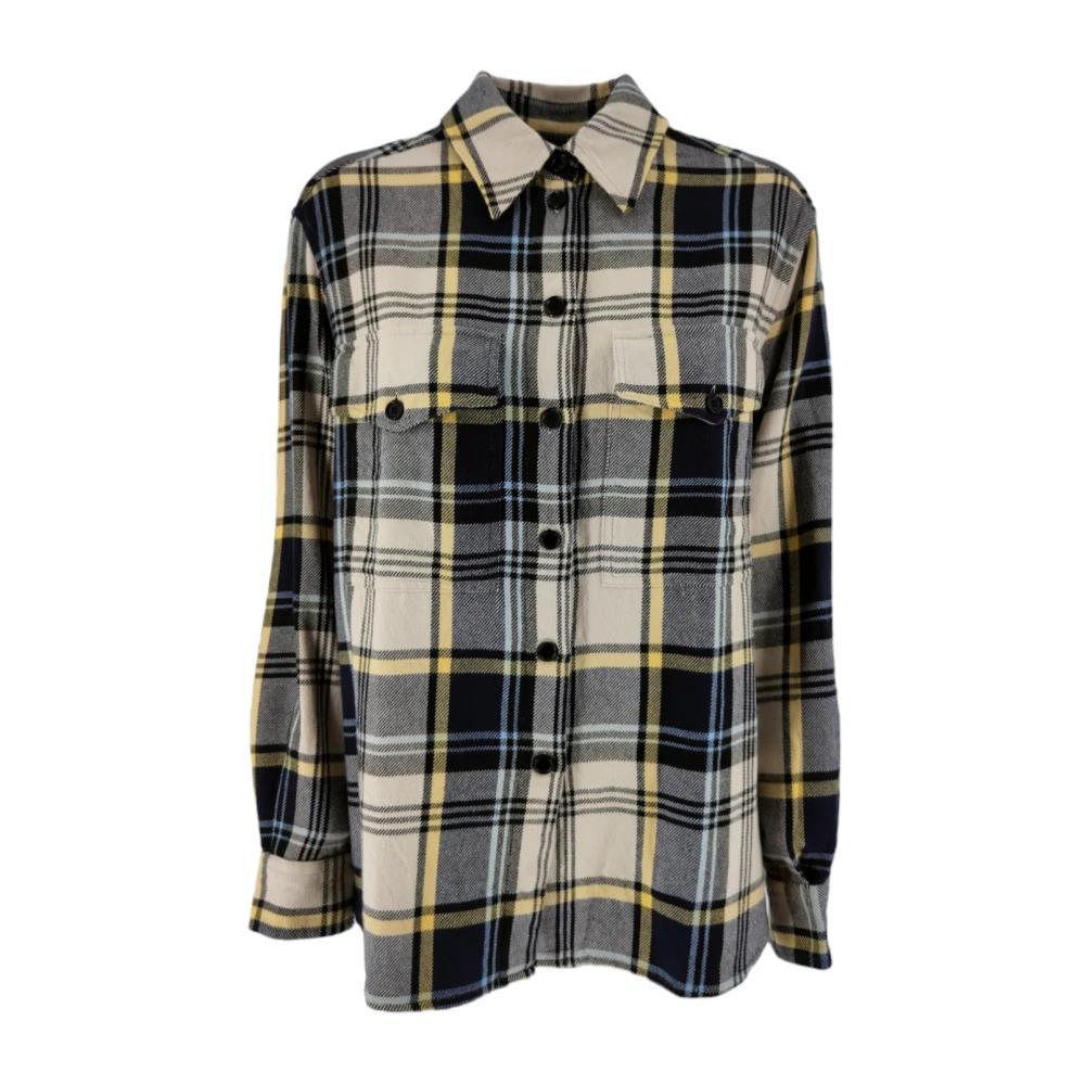 Casual Checkered Cotton Twill Shirt